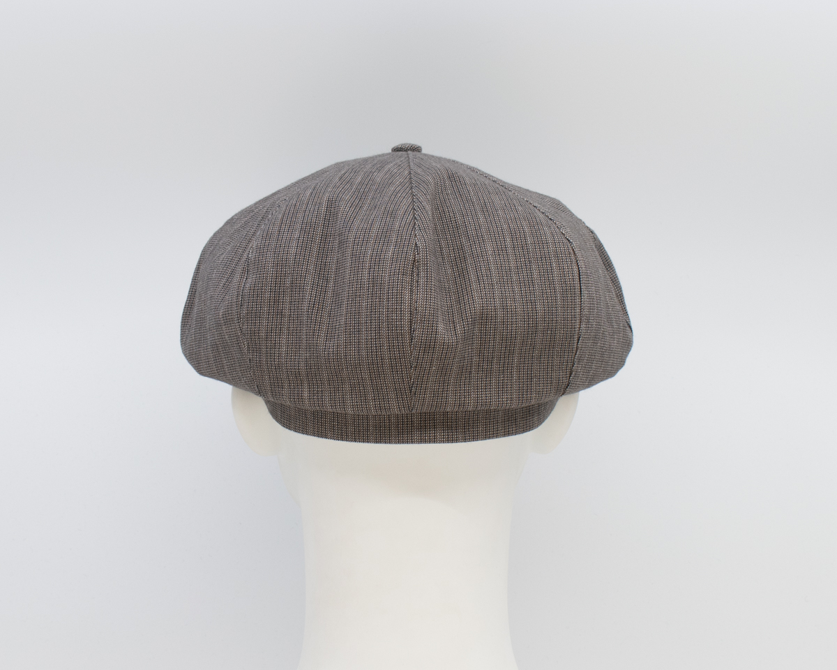 Spring Infusion: Peaky Cap - Taupe (Mens) (Back View)