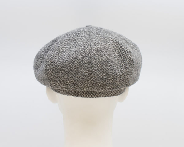 Vintage: Peaky Cap - Herringbone (Mens) (Back View)