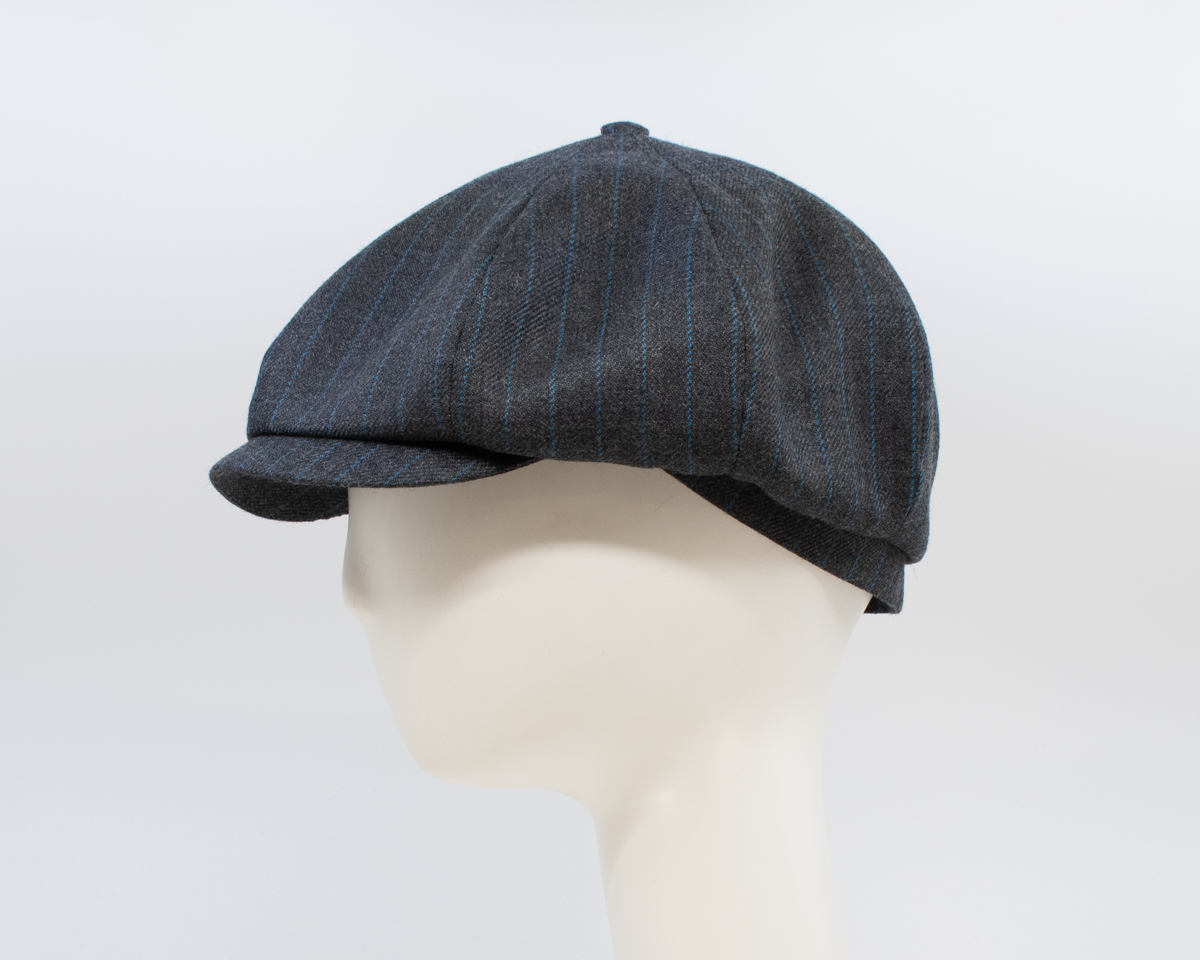 Vintage: Peaky Cap - Stripe (Side View)