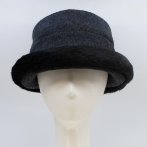 Boiled Wool: Stella - Heather Grey/Sochi (Faux Fur)