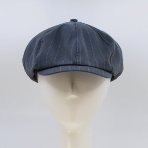 Cap Collection: Peaky Cap (Cotton) - Indigo Stripe