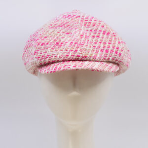 Cap Collection: Peaky Cap (Tweed) - Pink