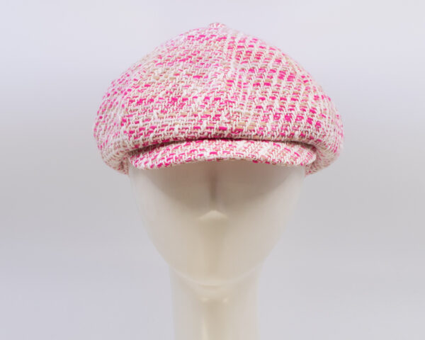 Cap Collection: Peaky Cap (Tweed) - Pink
