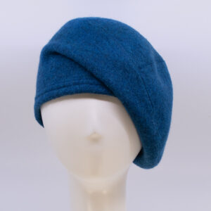 Boiled Wool: Beret - Azure