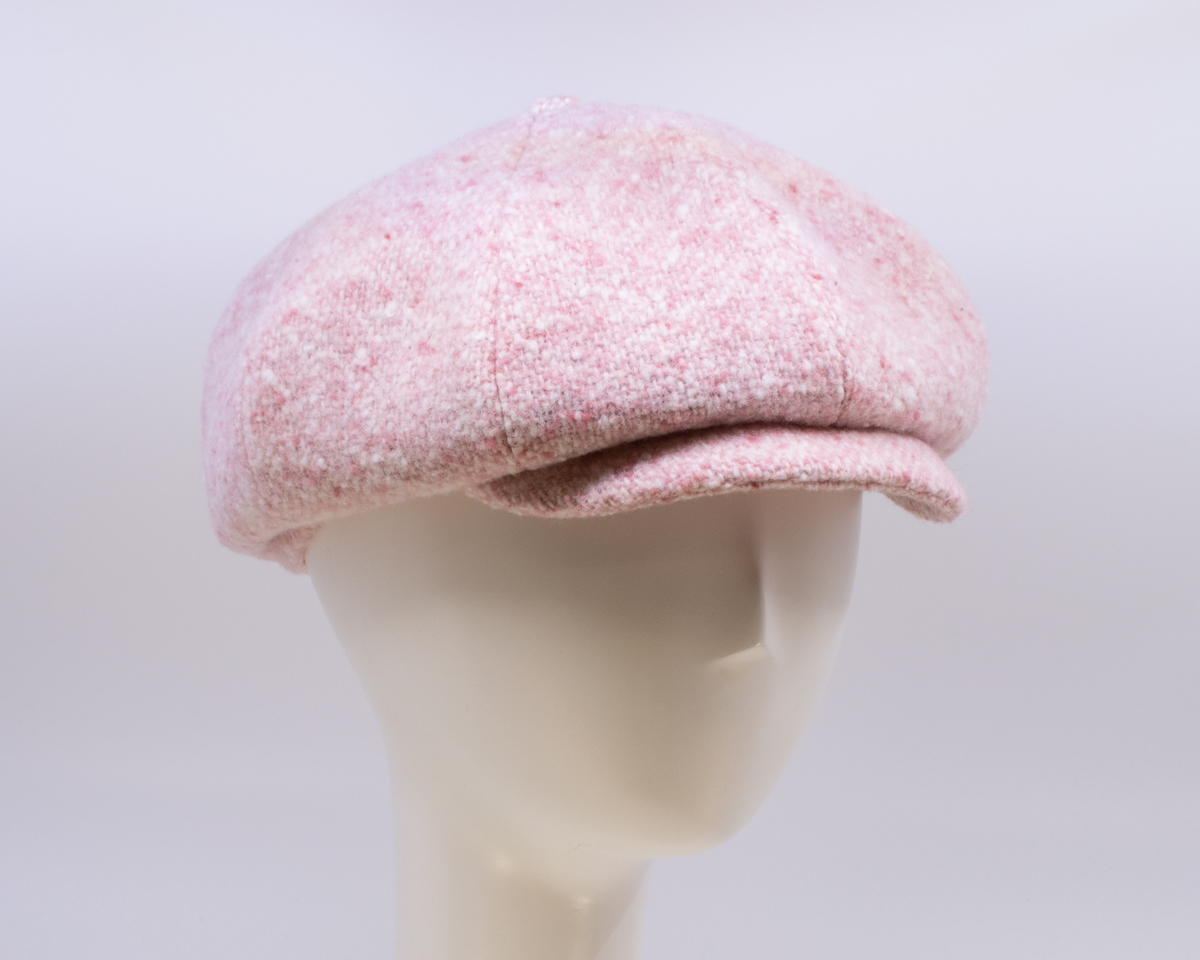 Pink!: Peaky Cap - Candy Pink (Side View 2)