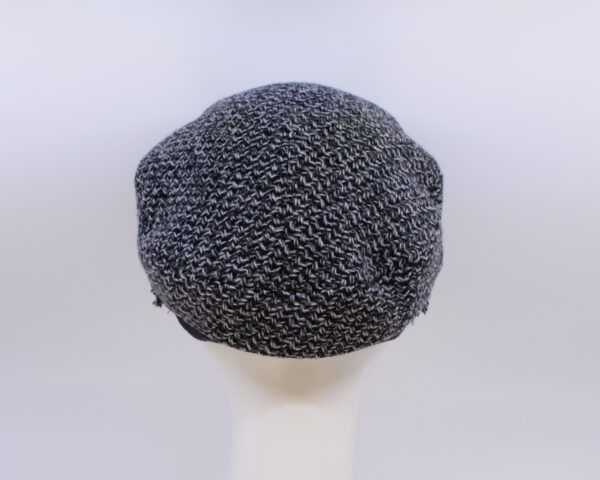 Black & Grey: Penny - Tweed (Back View)