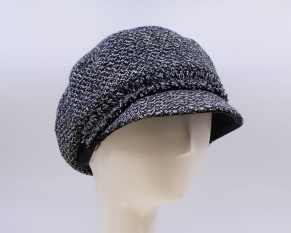 Black & Grey: Penny - Tweed (Side View 2)