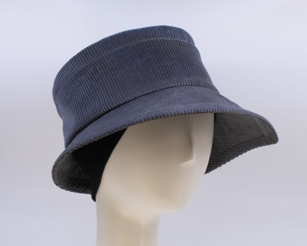 Corduroy: Grace - Light Grey (Side View 2) (Ear Cuff)