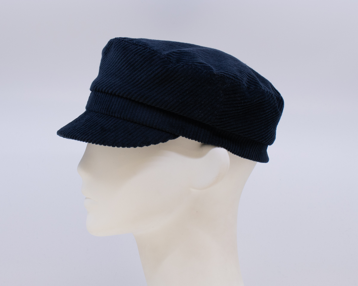 Corduroy: Perry (Mens) - Navy (Side View)