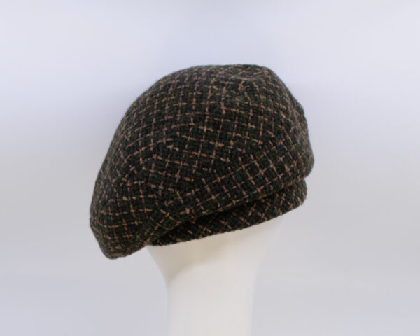 Green Tweeds: Coco - Forest Tweed (Back View)