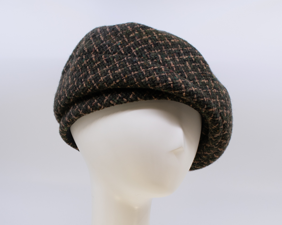 Green Tweeds: Coco - Forest Tweed (Side View 2)