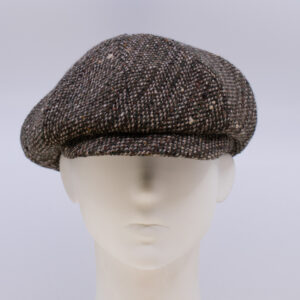 Green Tweeds: Peaky Cap (Mens) - Olive Monodo