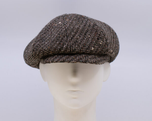 Green Tweeds: Peaky Cap (Mens) - Olive Monodo