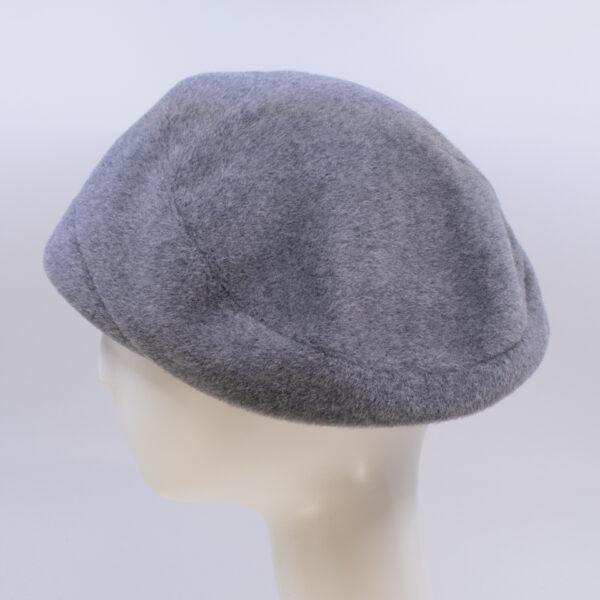 Mohair: Coco - Grey (Side View)
