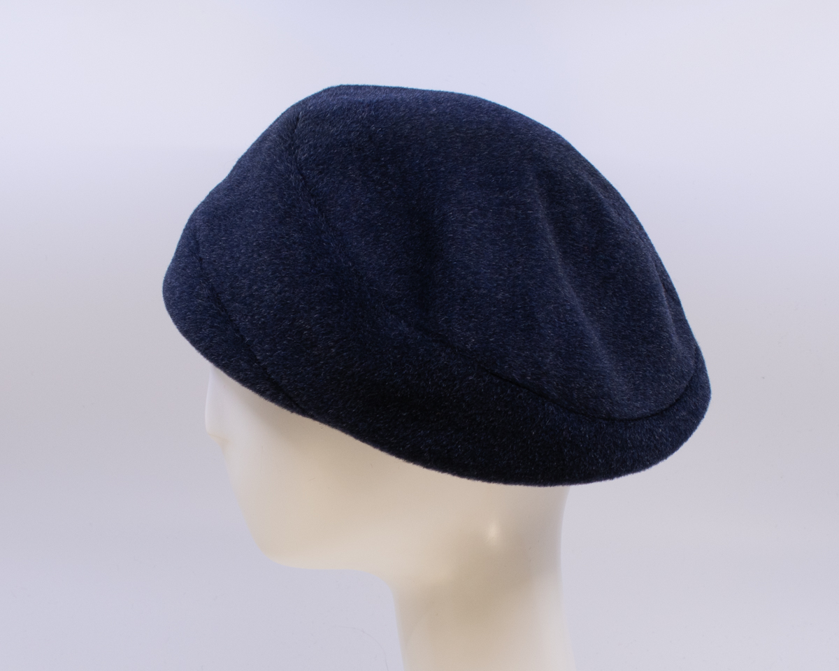 Mohair: Coco - Navy (Side View)