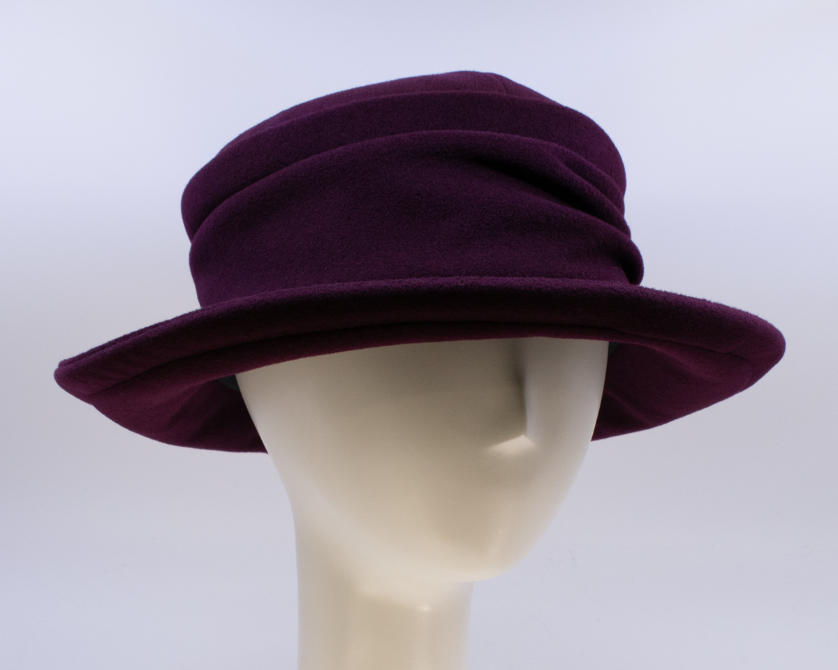 Wool Classic: Claudia (Cashmere) - Maroon (Side View 2)
