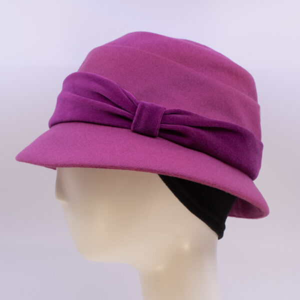 Wool Classic: Freda (Velvet) - Carnation/Carnation (Side View) (Ear Cuff)