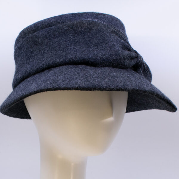 Boiled Wool: Grace - Heather Grey (Side View 2)