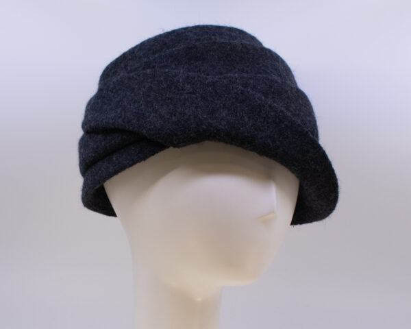 Boiled Wool: Lexi - Heather Grey (Side View 2)