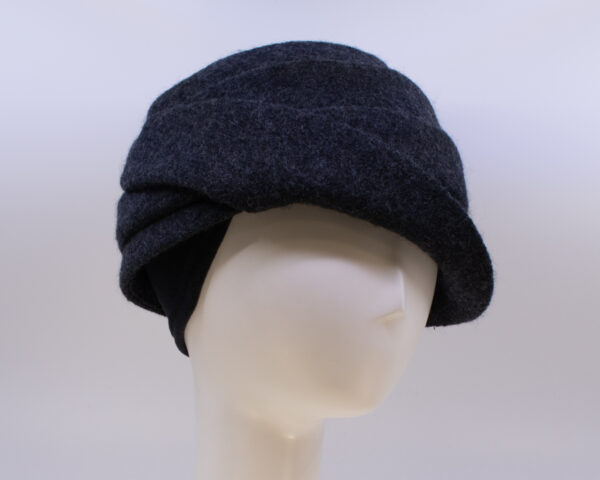 Boiled Wool: Lexi - Heather Grey (Side View 2) (Ear Cuff)
