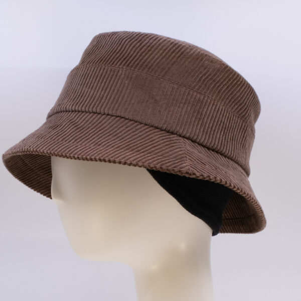 Corduroy: Finley - Mocha (Side View) (Ear Cuff)