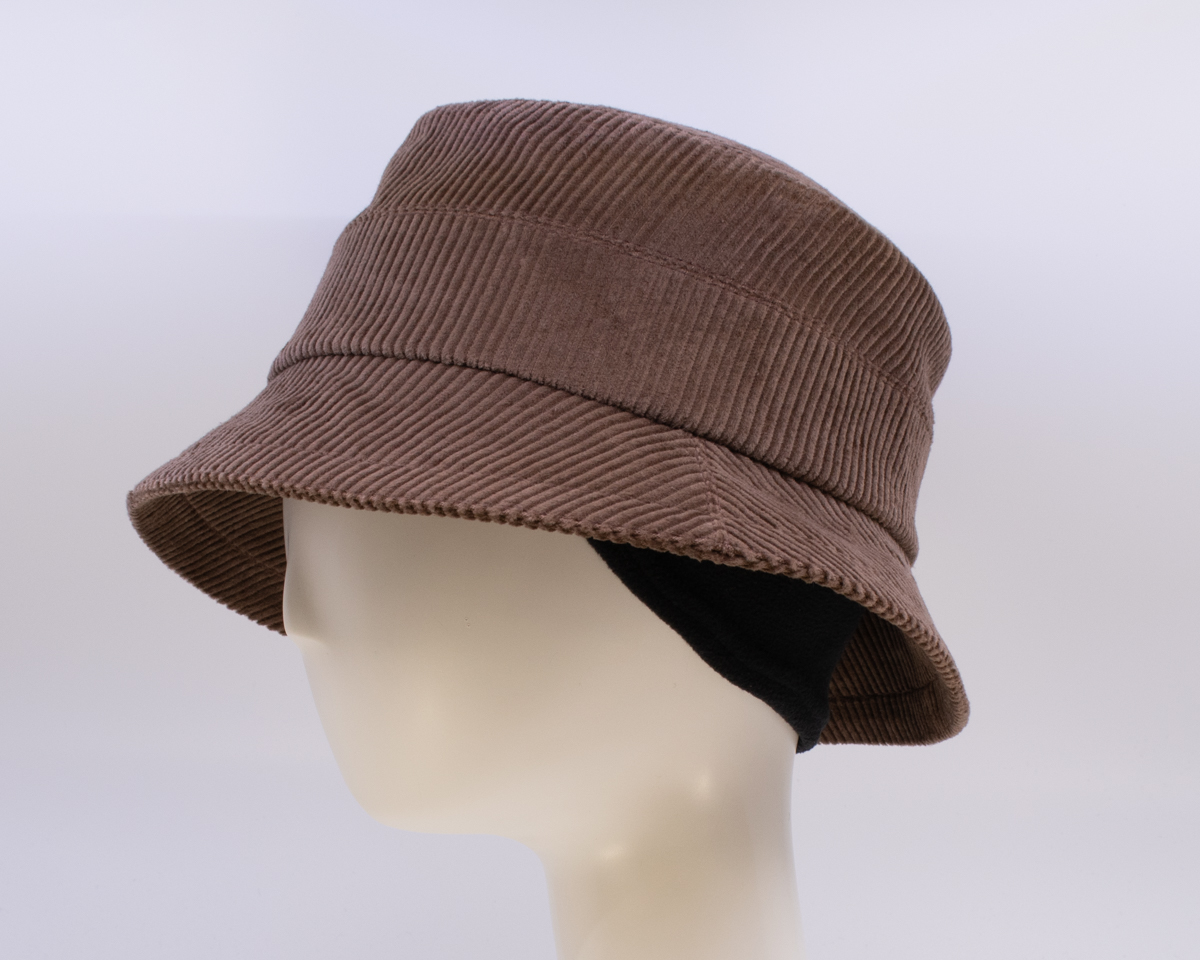 Corduroy: Finley - Mocha (Side View) (Ear Cuff)