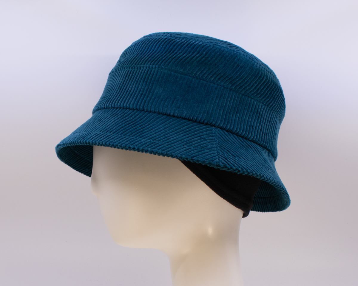 Corduroy: Finley - Teal (Side View) (Ear Cuff)