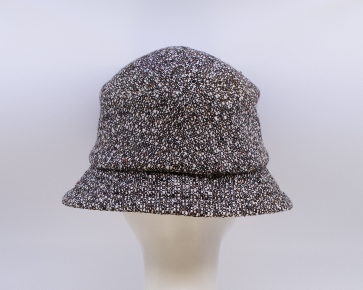 Neutral Zone: Avery - Chocolate Tweed (Back View)