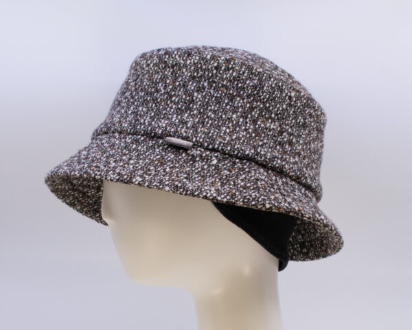 Neutral Zone: Avery - Chocolate Tweed (Side View) (Ear Cuff)