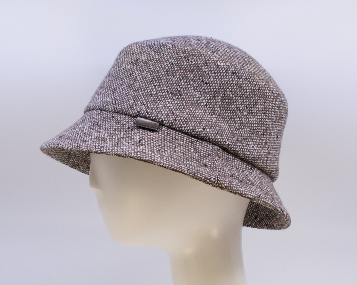 Neutral Zone: Avery - Taupe Donegal (Side View)