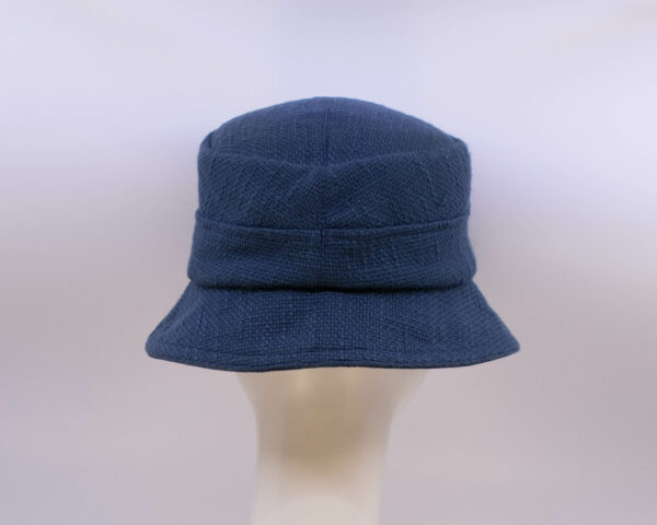 Indigo: Finley - Navy Burlap (Back View)