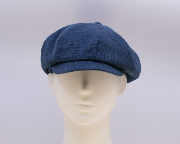 Indigo: Peaky Cap (Mens) - Navy Burlap