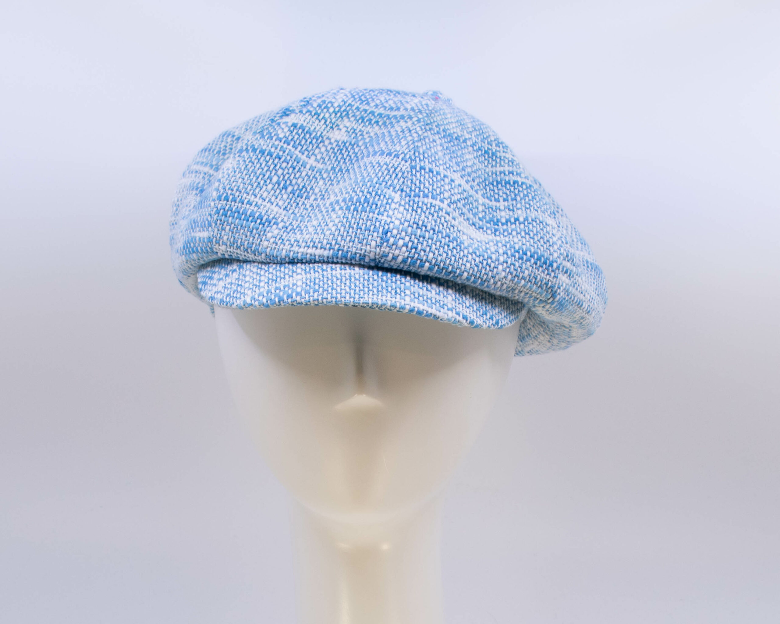 Indigo: Peaky Cap - Sky Tweed