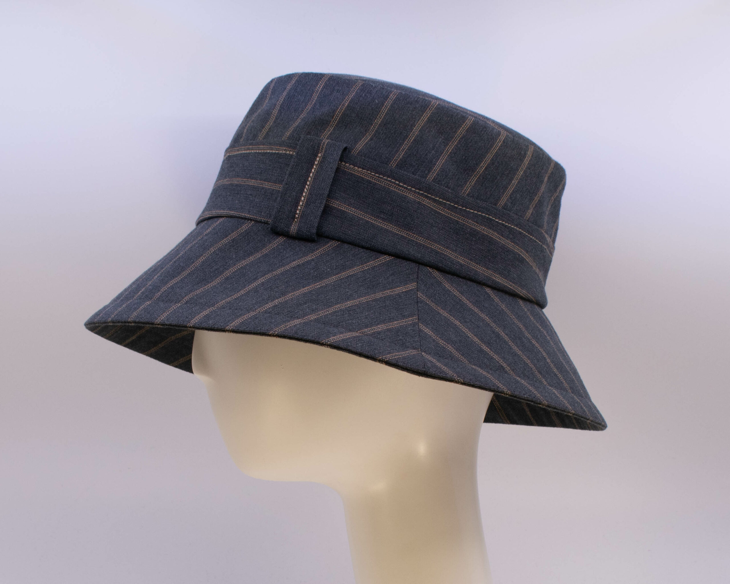 Natural History: Felice - Denim Stripe (Side View)