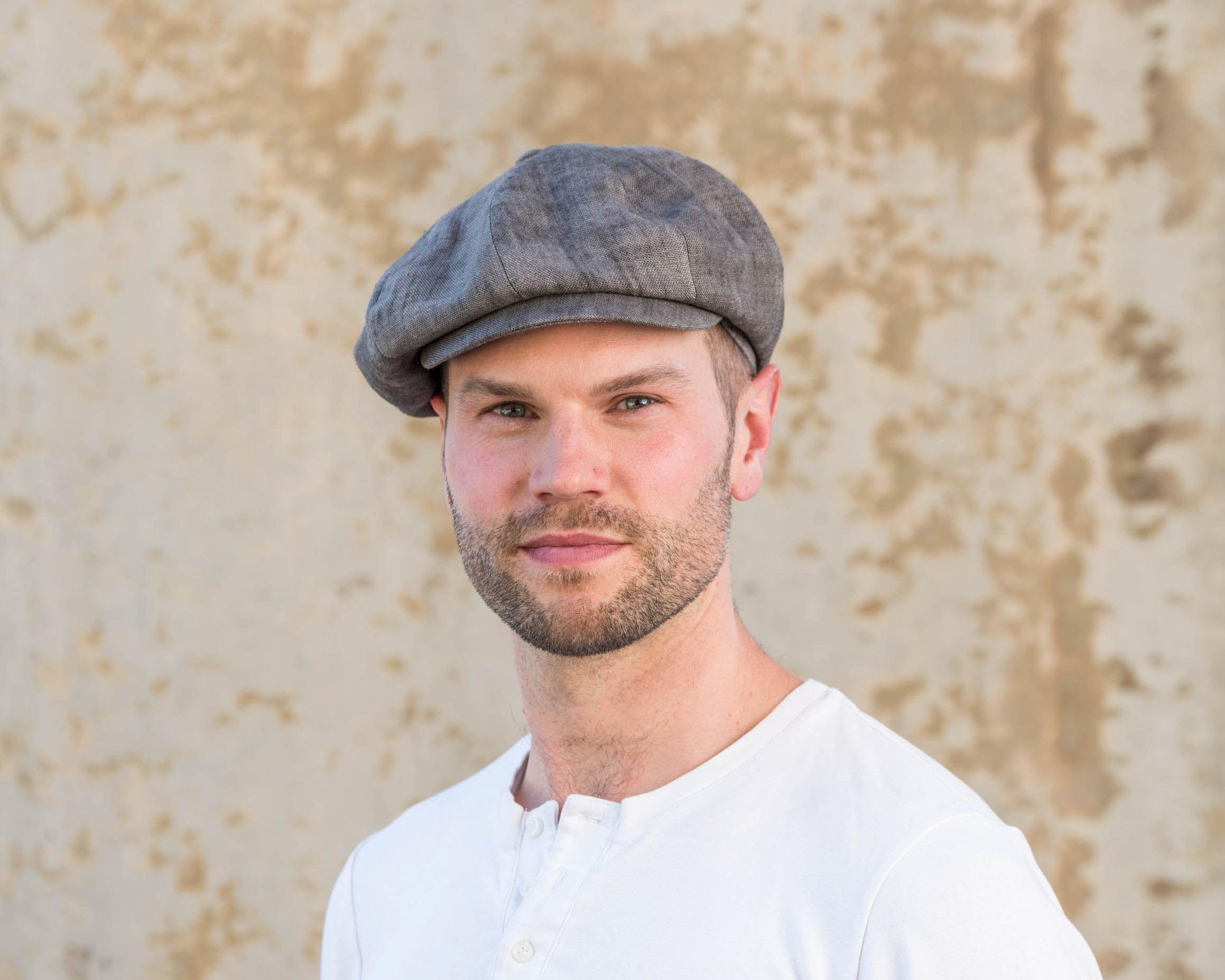 Garden - Peaky Cap (Mens) - Linen