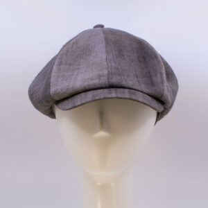 Rose Garden: Peaky Cap - Rose Brown (Linen) (View 2)