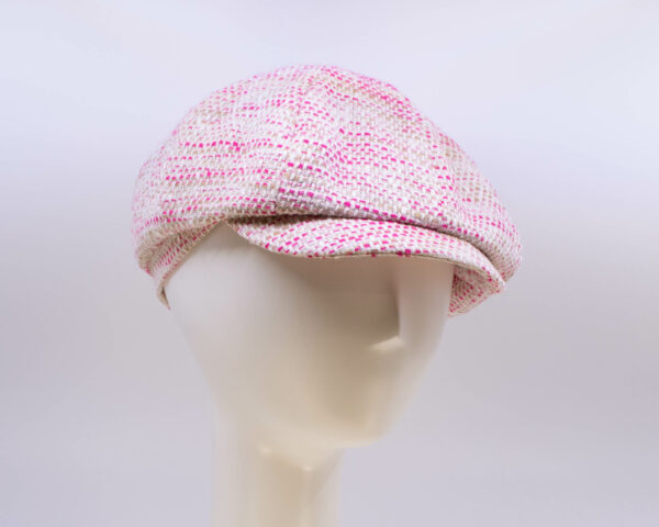 Rose Garden: Peaky Cap - Rose Tweed (Side View 2)