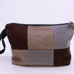 Patchwork Handbag - Neutrals/Grey