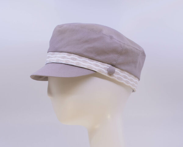 Gabriola: Perry - Taupe/Gold (Side View)