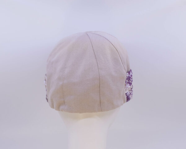 Plums: Jeanne - Bone/Violet (Back View)