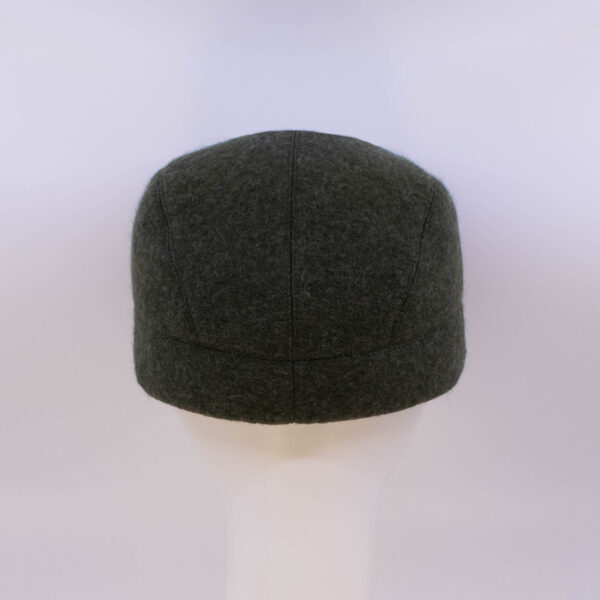 Boiled Wool: Casey - Loden (Back View)