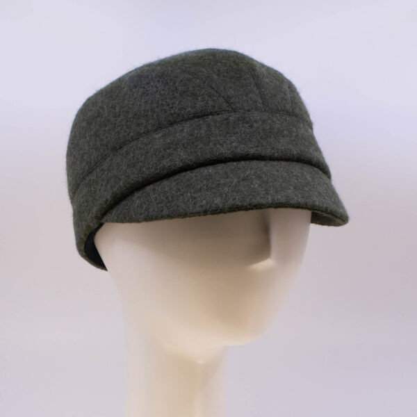 Boiled Wool: Casey - Loden (Side View 2)