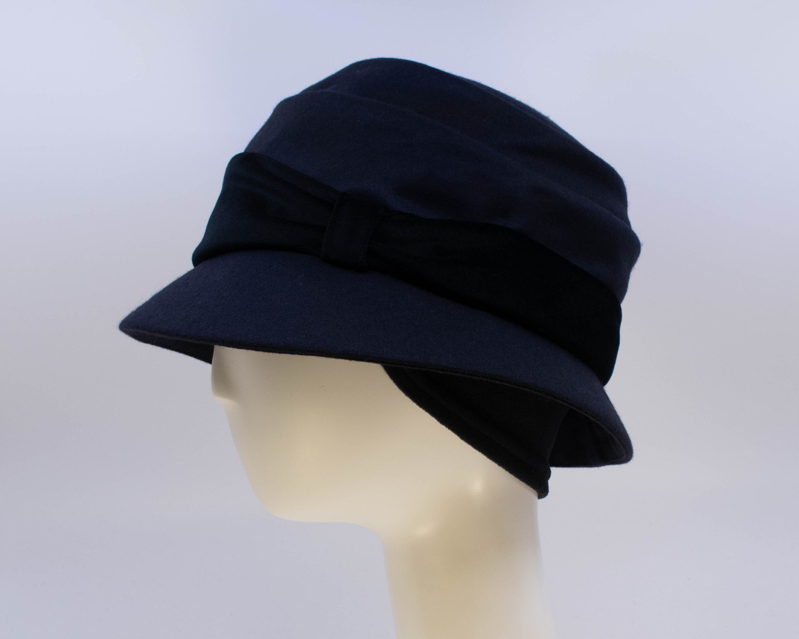 Wool Classic: Freda - Navy/Black (Side View Ear Cuff)