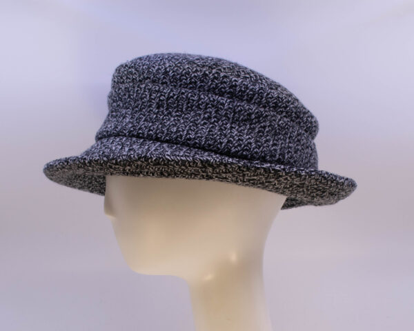 Black & Grey: Claudia - Tweed (Side View)