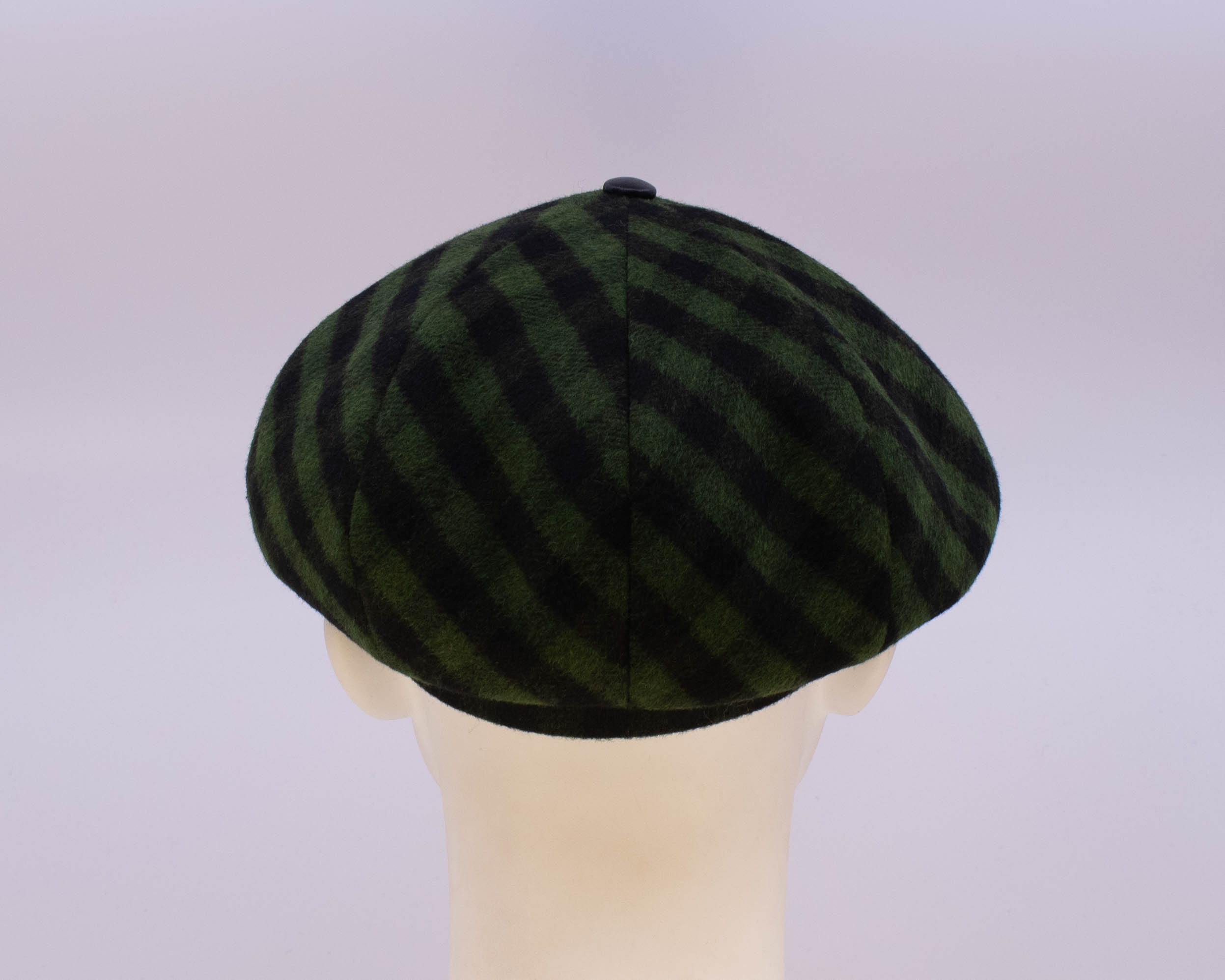 Hunter Check: Peaky Cap (Mens) - Check (Back View)