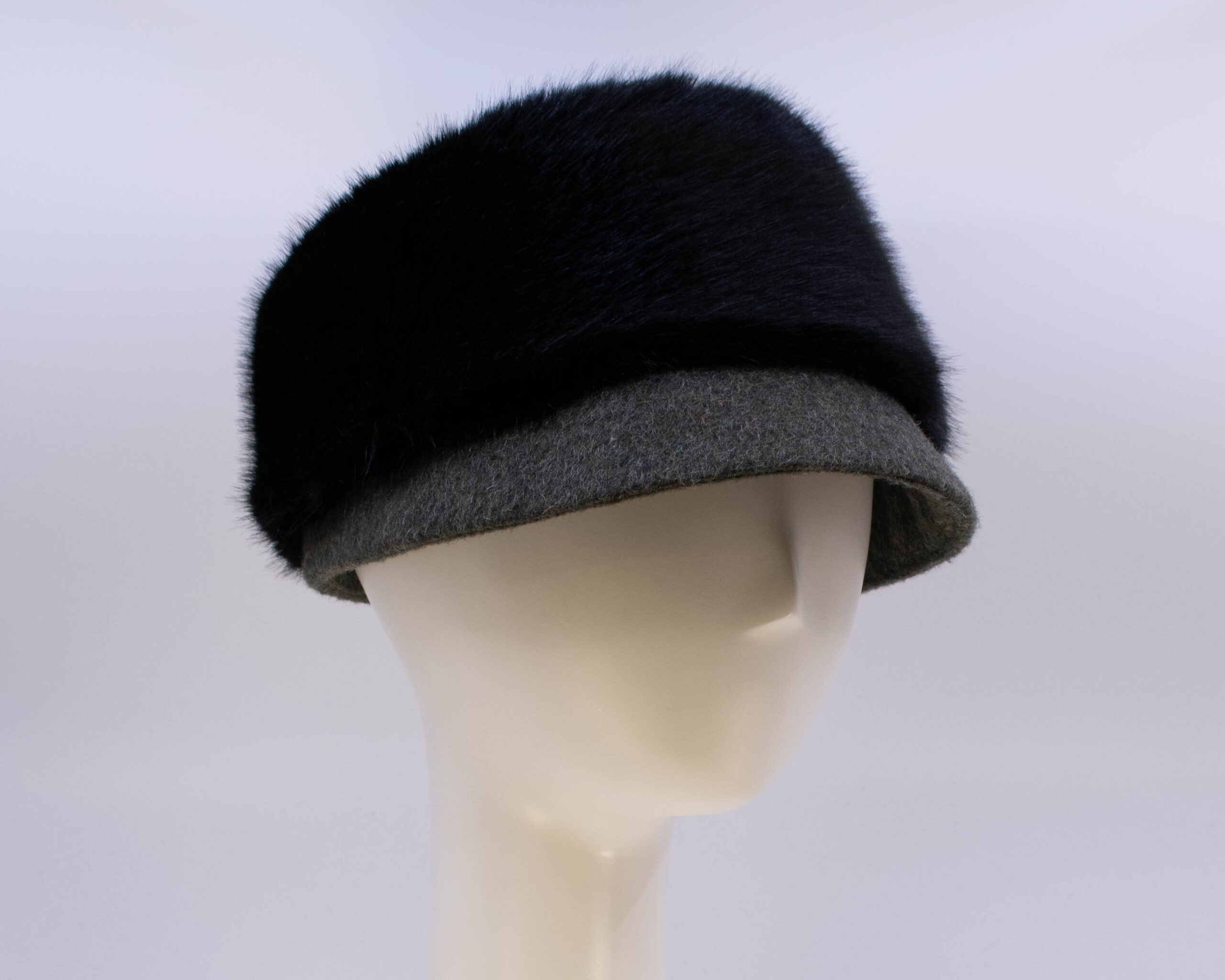 Mohair: Trapper Jane - Loden/Sochi (Faux Fur) (Side View 2)