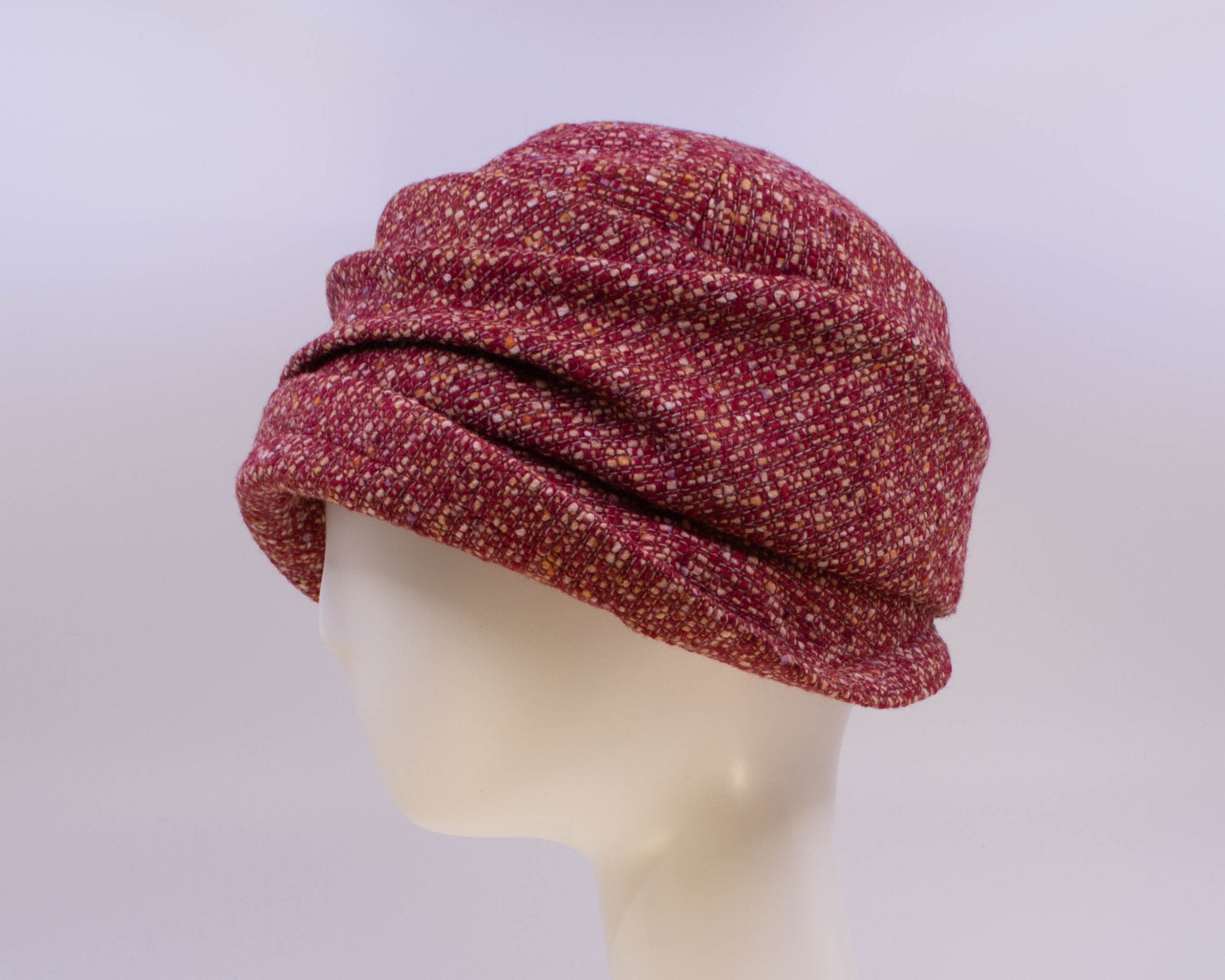 Tweeds: Jeanette - Strawberry (Side View)