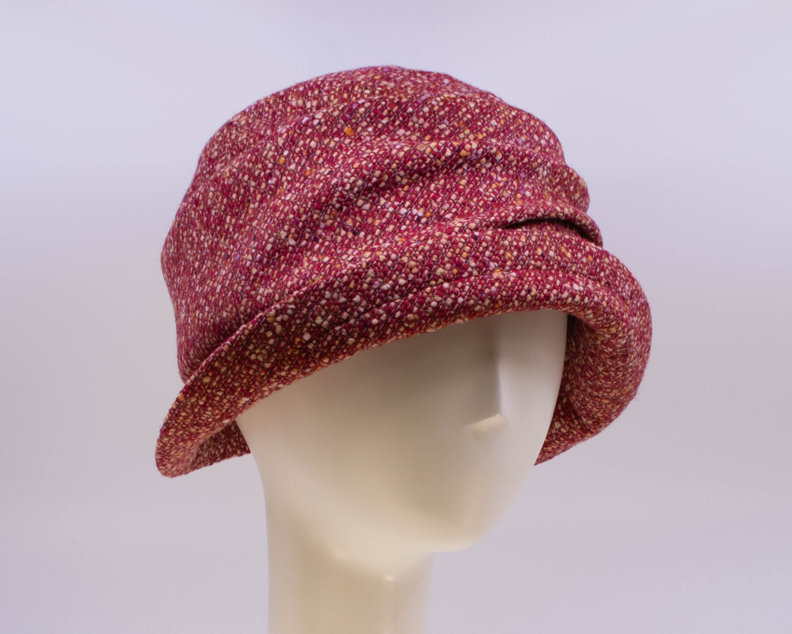 Tweeds: Jeanette - Strawberry (Side View 2)
