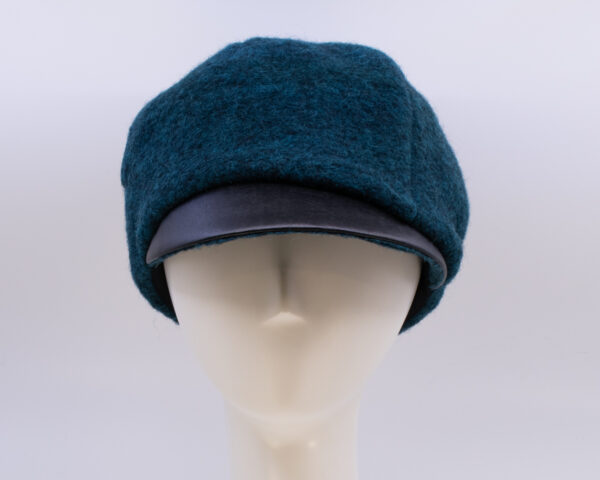 Cap Collection: Dyllan - Teal Brushed Wool