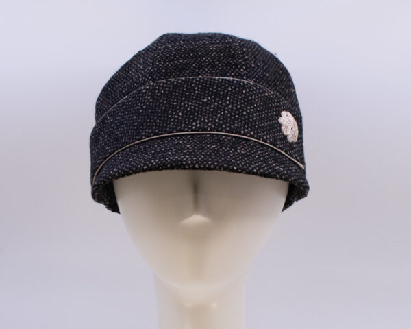 Cap Collection: Jeanne - Hills Tweed Black